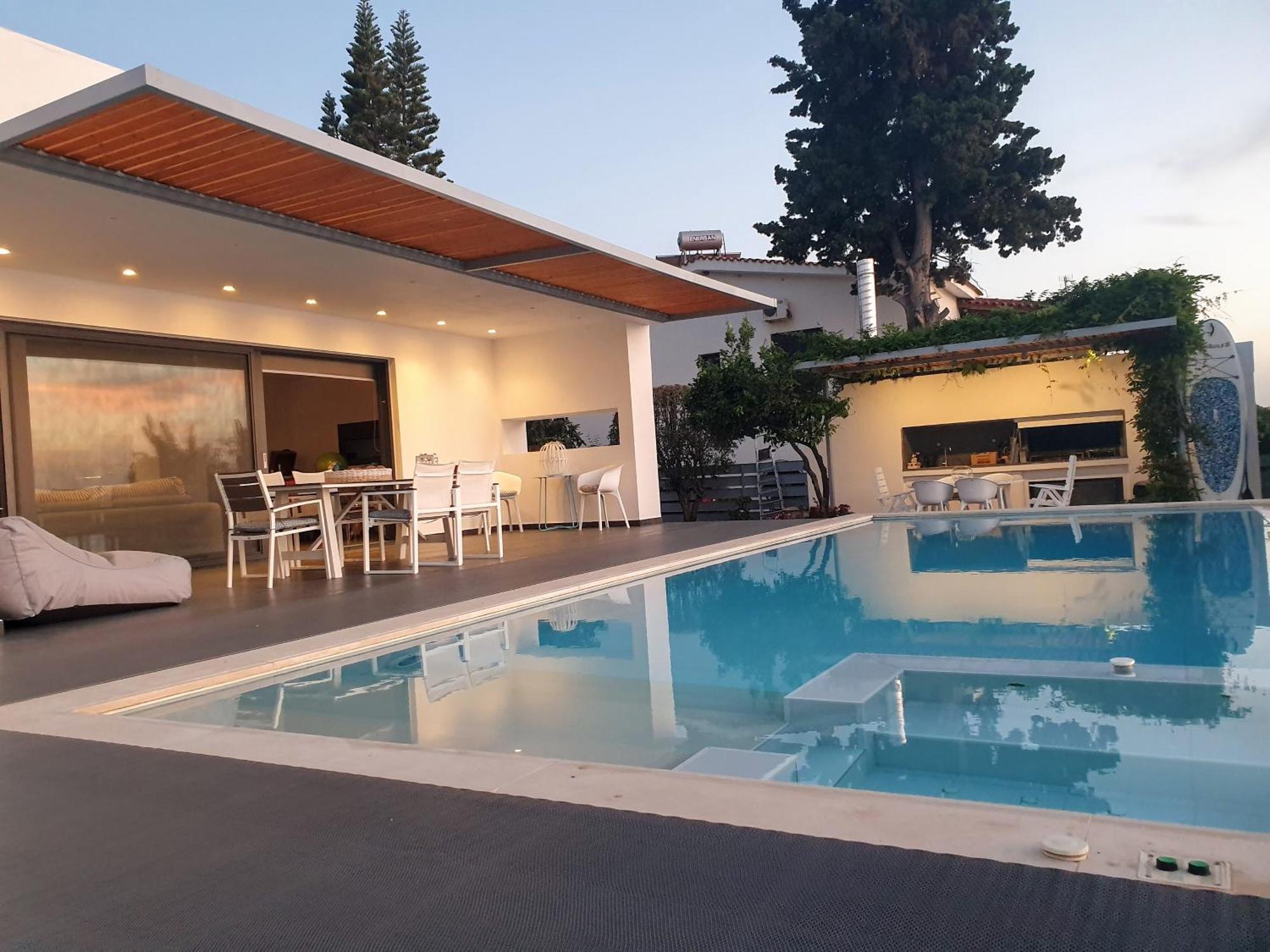 Villa Titi Kamínia Exteriér fotografie